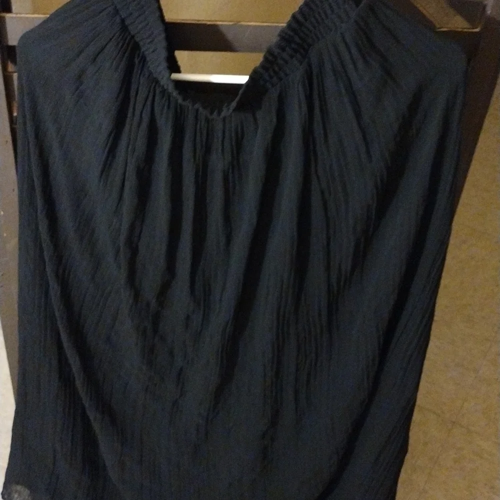 𝅺worthington Black dressy long skirt - Picture 2 of 7